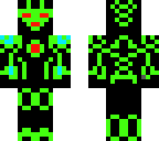 green black man