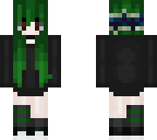 green hair girl