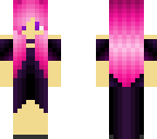 pink kinda goth girl