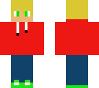 red boy swimmer