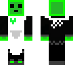 slime with undertale green soul