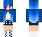 blue girl