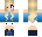 blue girl