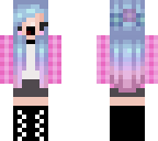pink flannel girl