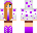 purple cake girl