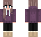 purple coat