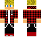 blonde boy winter