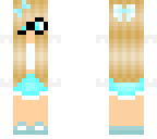 blue cheerleader nerd