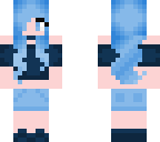 blue cute girl