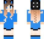 blue girl