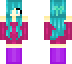 blue hair skin