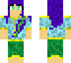bluegreen-haired girl