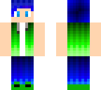 cool blue hair boy