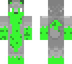 green dog