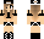 kawaii black and white them girl