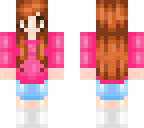 pink blouse girl