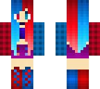 red and blue