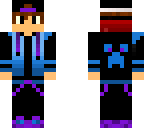 blue person