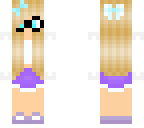 purple cheerleader nerd