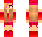 rainbow red girl