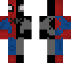 spiderman red and black