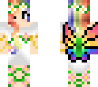 beatuiful winges forest girl
