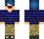 blue haired derpy teen