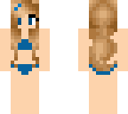 cute blue bikini