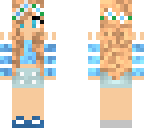 cute blue gal