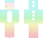 cute rainbow dino girl