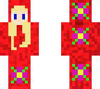 flowery  red girl