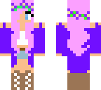 pink hair mystreet girl