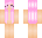 pink haired anime skin base