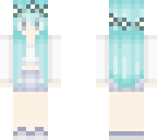 blue anime girl