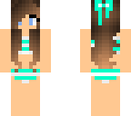 blue bikini