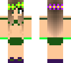 cute lime bikini girl