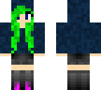 green girl nice and cool