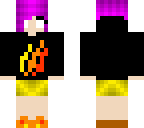 herobrine girl with prestonplayz symbol
