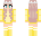 my queen bee yellow outfit with pink hair