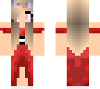 pink wolf dress