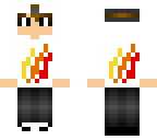 white fire hoodie