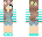 aqua overalls