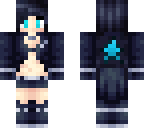 black blue girl