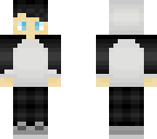 black white