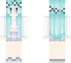 blue anime girl