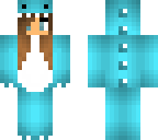 blue dino onesie