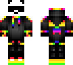 cool rainbow panda