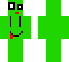 crazy green man