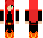 fire wolf girl