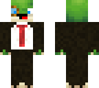 frosch mit anzug